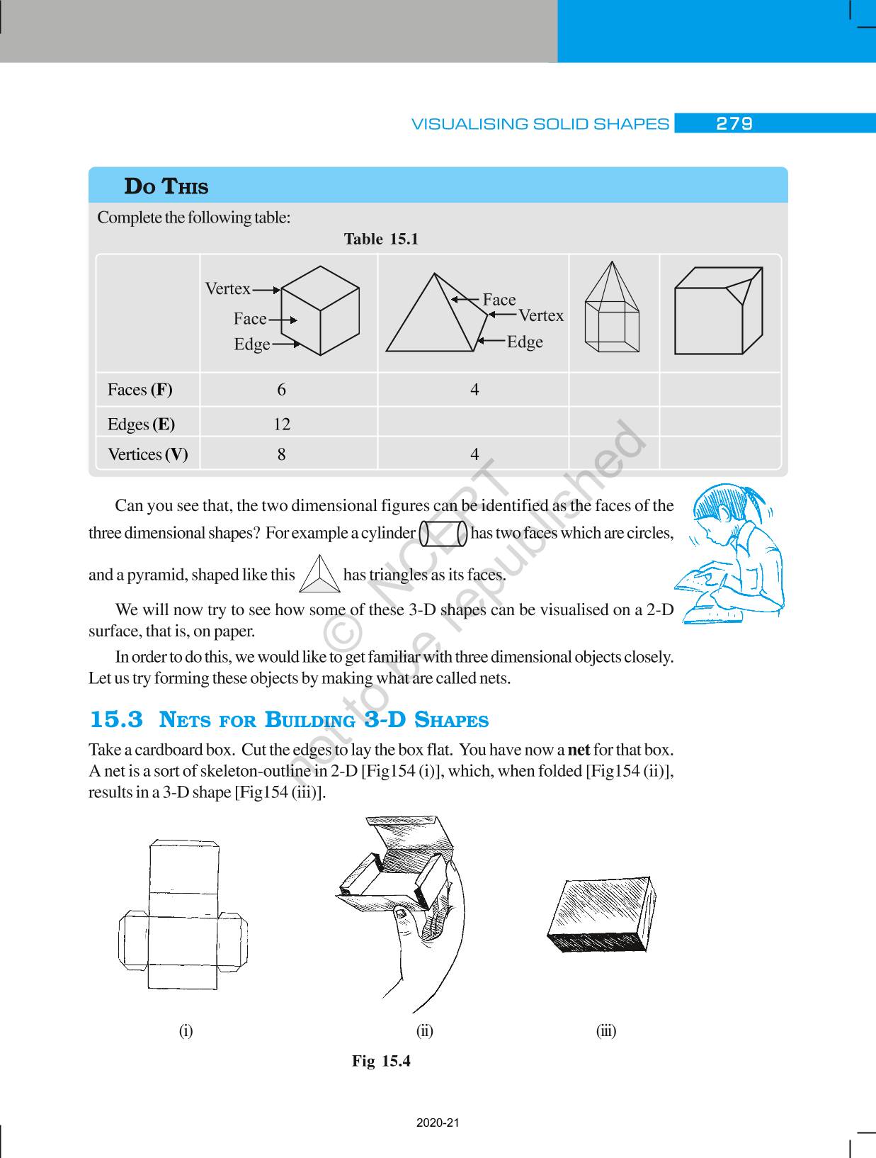 Visualising Solid Shapes - NCERT Book Of Class 7 Mathematics